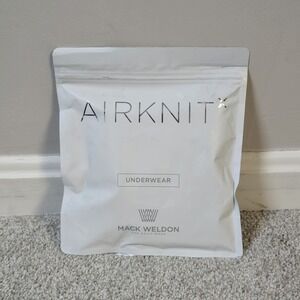 Mack Weldon Airknit Boxer Brief 8" Crimson Heather Size Large Brand New